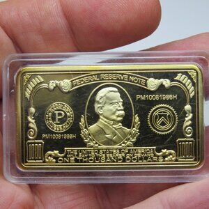 18k Gold bar 1 Ounce
